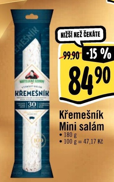 Salám Křemešník kostelecký Kostelecké uzeniny