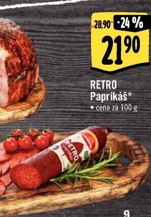 Salám Paprikáš Retro Krásno