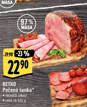 Šunka pečená nejvyšší jakosti Albert Retro