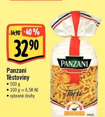Těstoviny Panzani