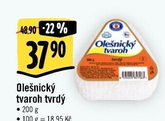 Tvaroh tvrdý Olešnický Moravia
