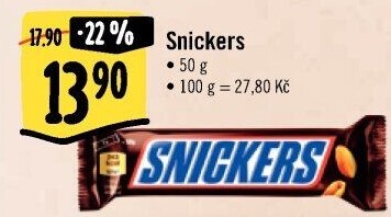 Tyčinka Snickers