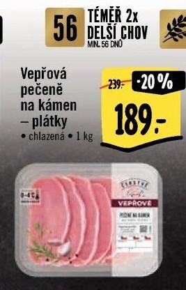 Vepřová pečeně na kámen Albert