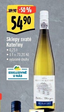 Vína Sklepy svaté Kateřiny