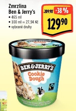 Zmrzlina v kelímku Ben&amp