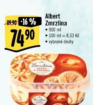 Zmrzlina ve vaničce Albert