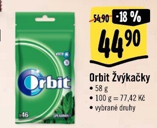 Žvýkačky Orbit