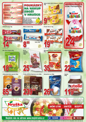 akční leták Hruška 4.10.2022-10.10.2022