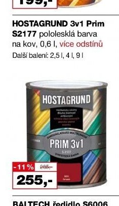 HOSTAGRUND 3v1 Prim S2177