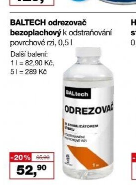 BALTECH odrezovač bezoplachový