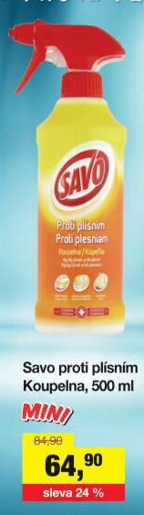 Čistič koupelen proti plísním Savo