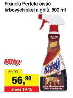 Čištič na krbová skla Perfekt Fixinela