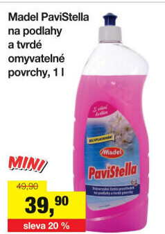 Čistič na podlahy Pavistella