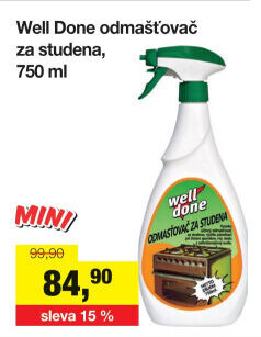 Odmašťovač Well Done