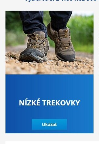 NÍZKÉ TREKOVKY