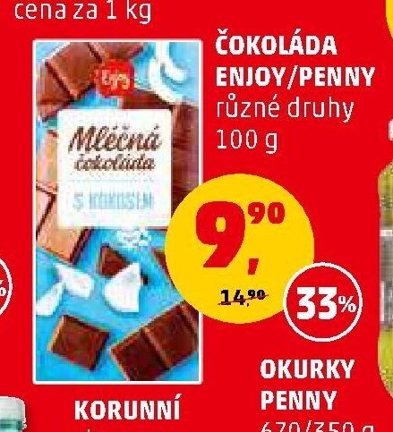 Čokoláda Enjoy/Penny
