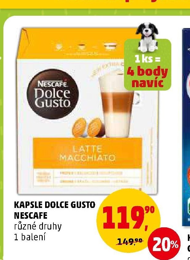 Kapsle Dolce Gusto Nescafe
