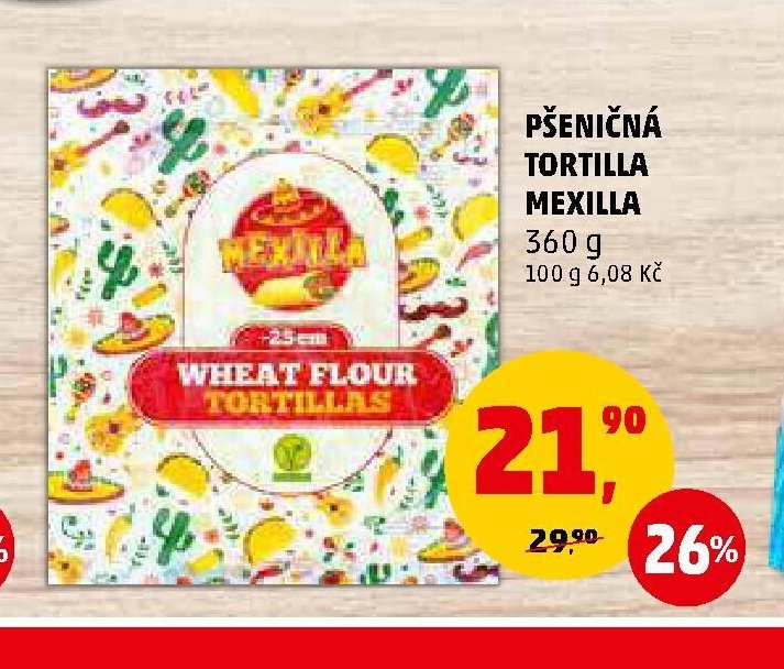 Pšeničná tortilla Mexilla