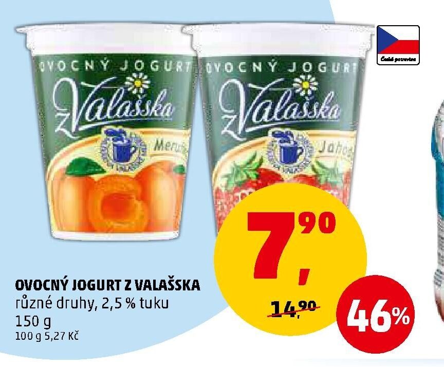 Ovocný jogurt z Valašska