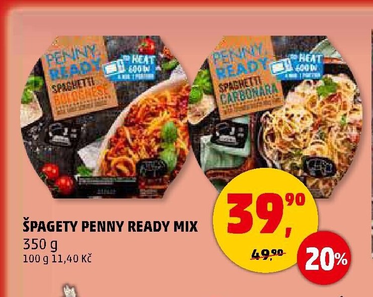 Špagety Penny Ready Mix
