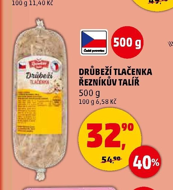 Drůbeží tlačenka Řezníkův talíř