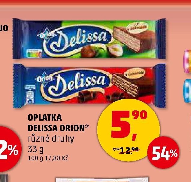 OPLATKA DELISSA ORION různé druhy