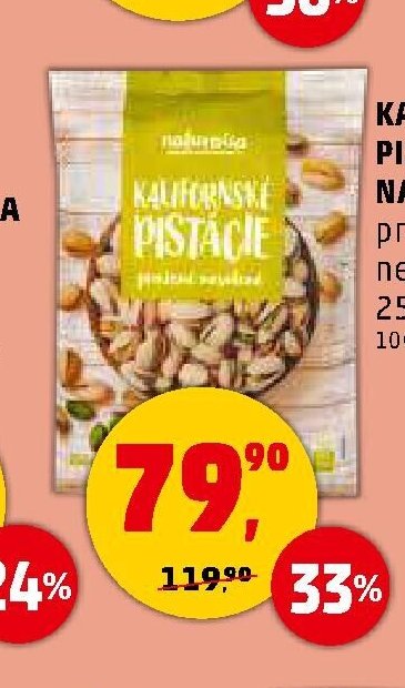 KALIFORNSKÉ PISTÁCIE NATURALIA