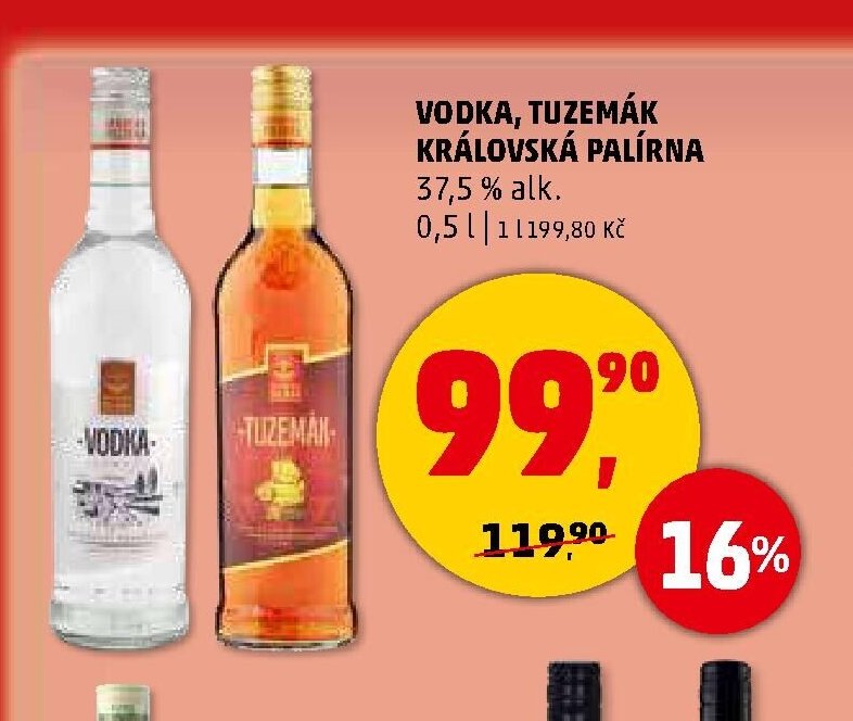 Vodka, Tuzemák Královská palírna