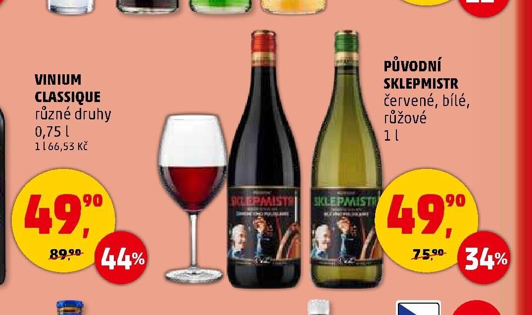 Vinium Classique různé druhy