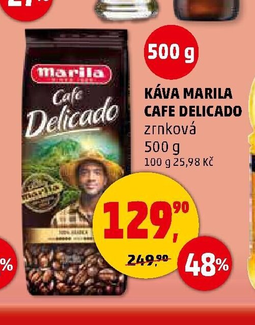 Káva Marila Cafe Delicado zrnková