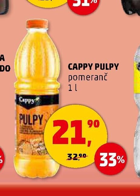 Cappy Pulpy pomeranč