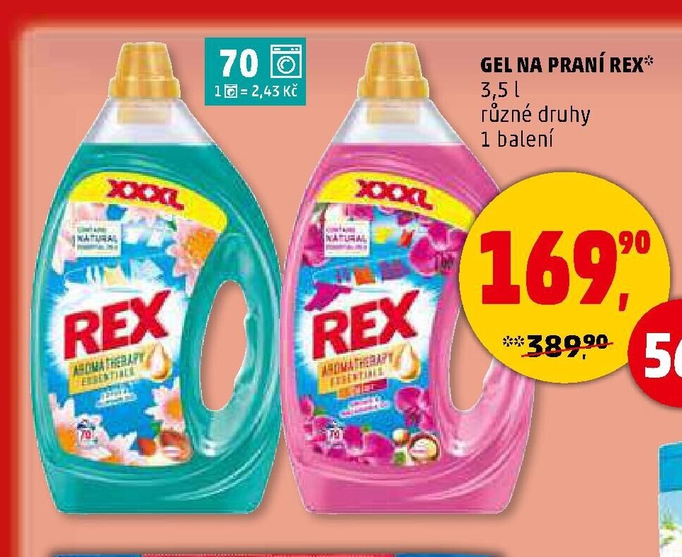 GEL NA PRANÍ REX