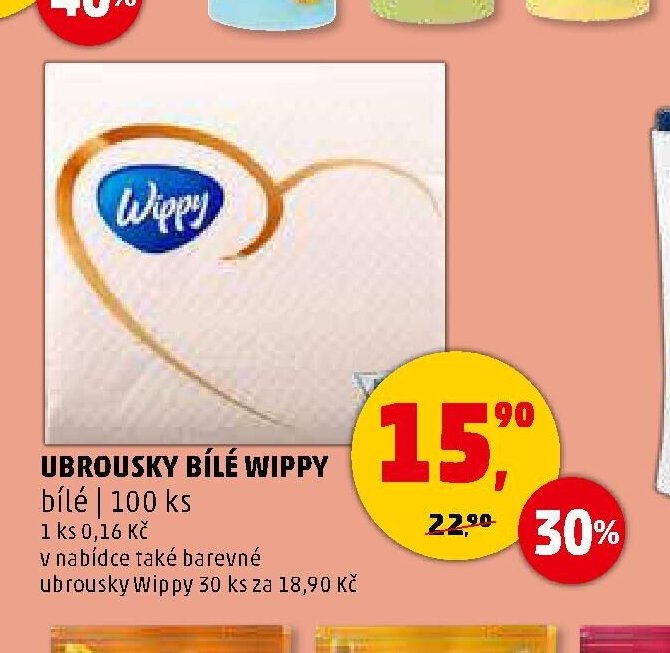 UBROUSKY BÍLÉ WIPPY