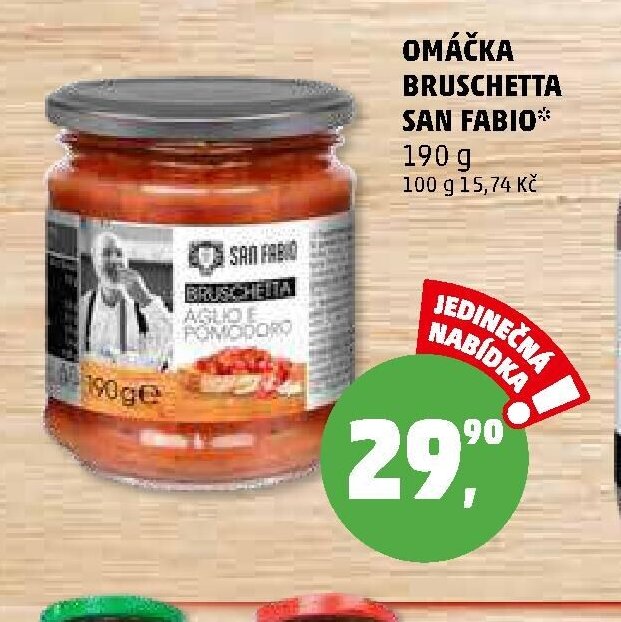 OMÁČKA BRUSCHETTA SAN FABIO