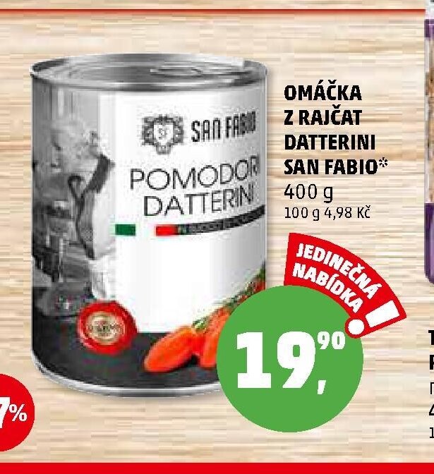 OMÁČKA Z RAJČAT DATTERINI SAN FABIO