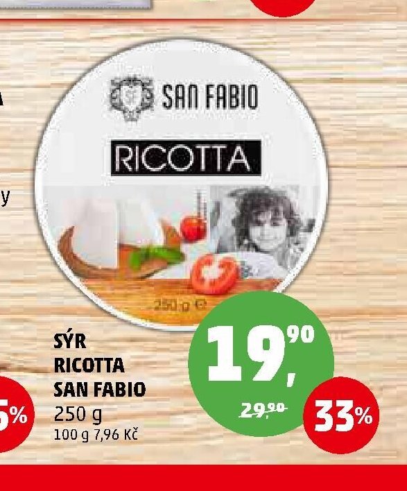 SÝR RICOTTA SAN FABIO 250 g