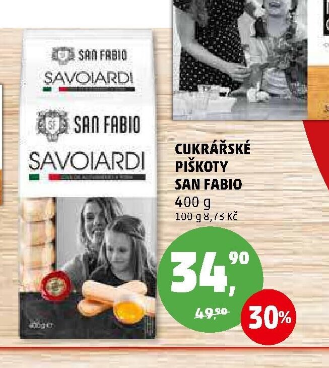 CUKRÁŘSKÉ PIŠKOTY SAN FABIO
