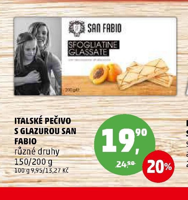 ITALSKÉ PEČIVO S GLAZUROU SAN FABIO