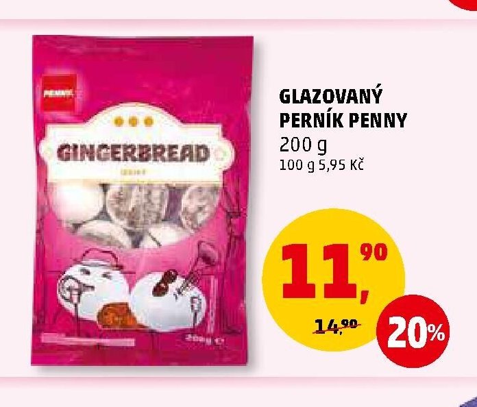GLAZOVANÝ PERNÍK PENNY
