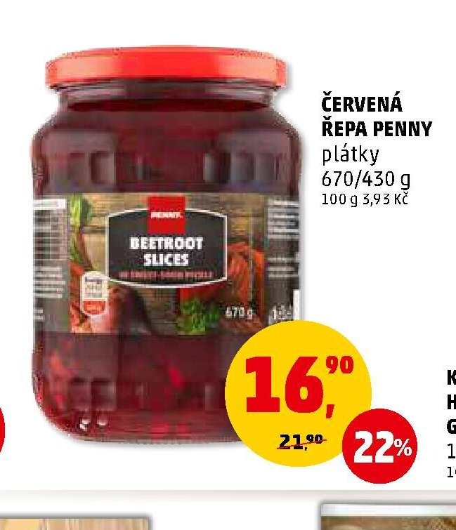 Červená řepa Penny