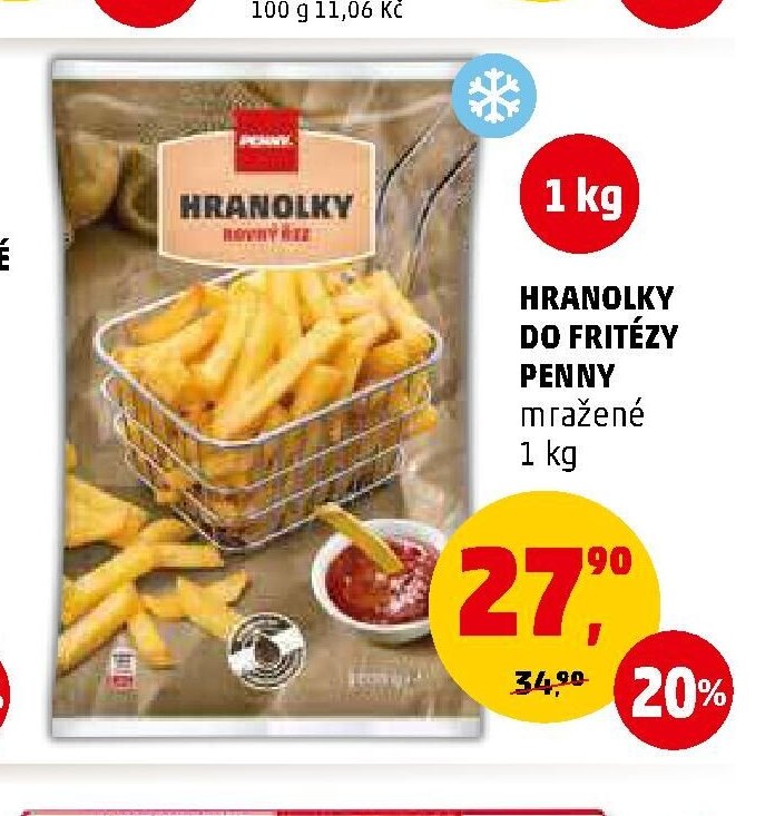 Hranolky do fritézy Penny