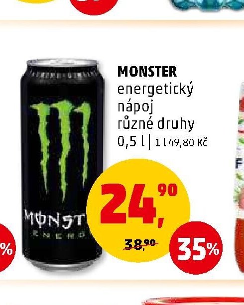 Monster energetický nápoj různé druhy 0,5 l