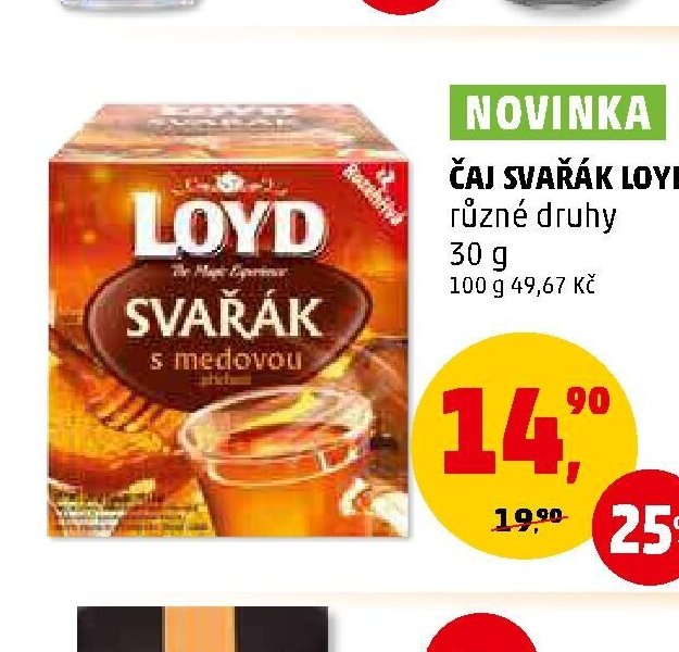 Čaj Svařák Loyd různé druhy 30 g