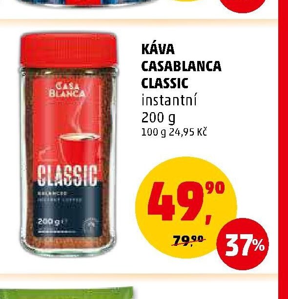 Káva Casablanca Classic instantní 200 g