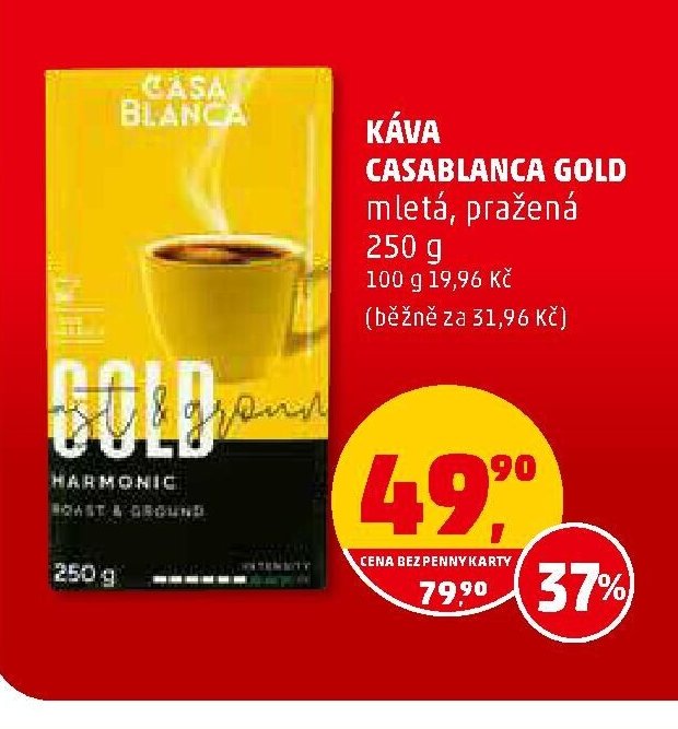 Káva Casablanca Gold mletá, pražená 250 g