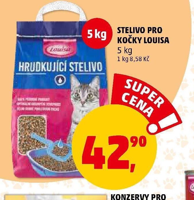 Stelivo pro kočky Louisa 5 kg