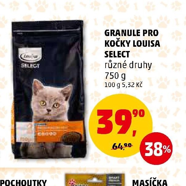 Granule pro kočky Louisa Select 750 g