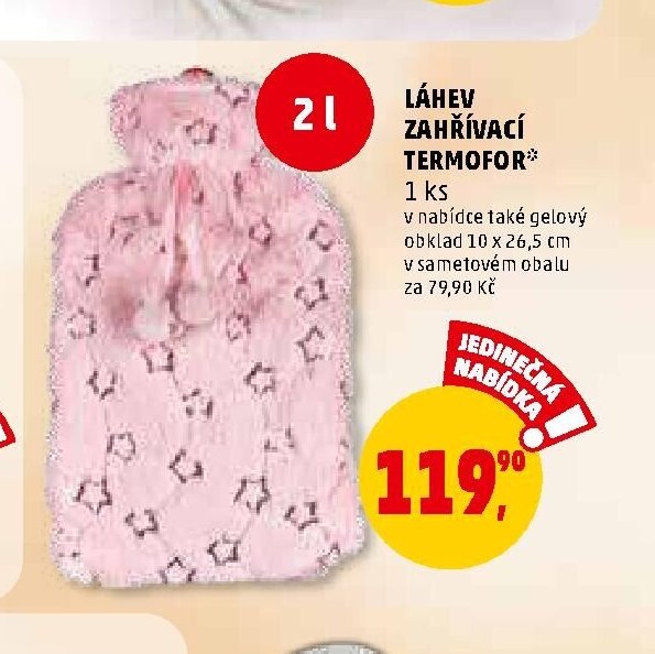 Láhev zahřívací Termofor 1 ks