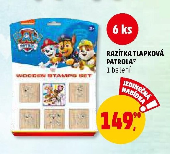 RAZÍTKA TLAPKOVÁ PATROLA