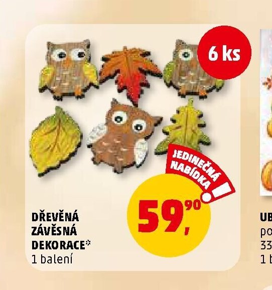 DŘEVĚNÁ ZÁVĚSNÁ DEKORACE